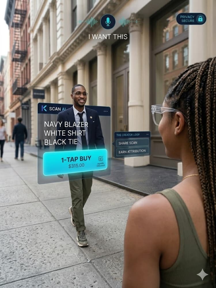 K Scan in the real world — visual inspiration to commerce-ready output