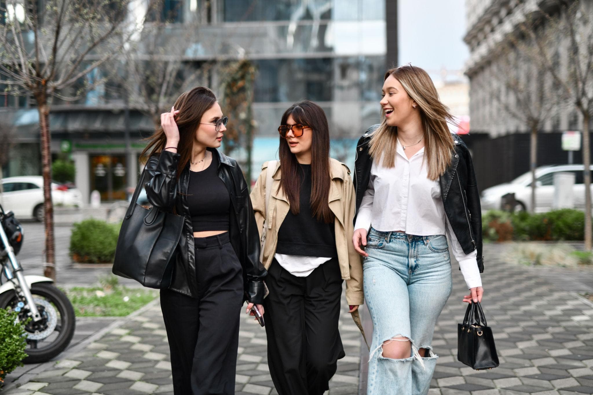 Kathleen in a white leisure set illustrating K Scan's fashion-first feature system