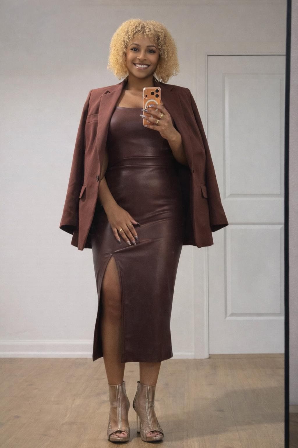 Leather look inside the K Scan parsing interface