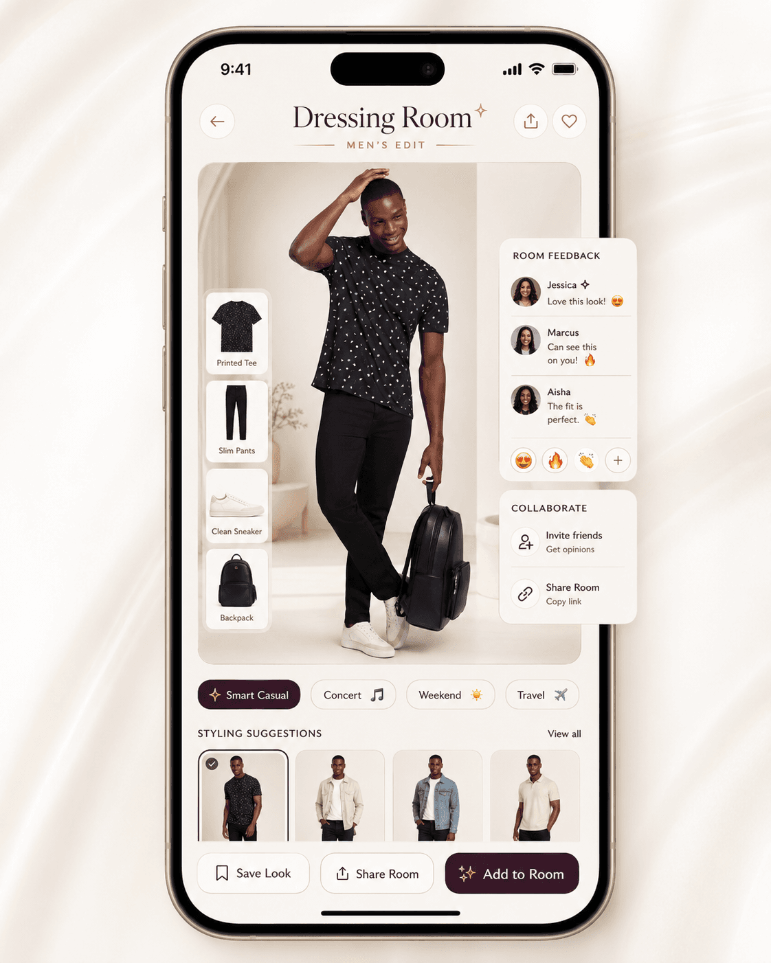Dressing Room collaborative styling preview